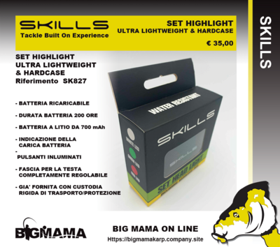 SET HIGHLIGHT ULTRA LIGHTWEIGHT &amp; HARDCASE