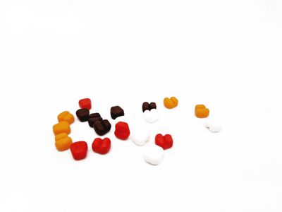 MINI SWEETCORN HAIR STOPS - MIXED COLORS POP UP