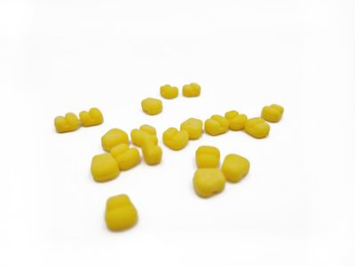MINI SWEETCORN HAIR STOPS - YELLOW POP UP