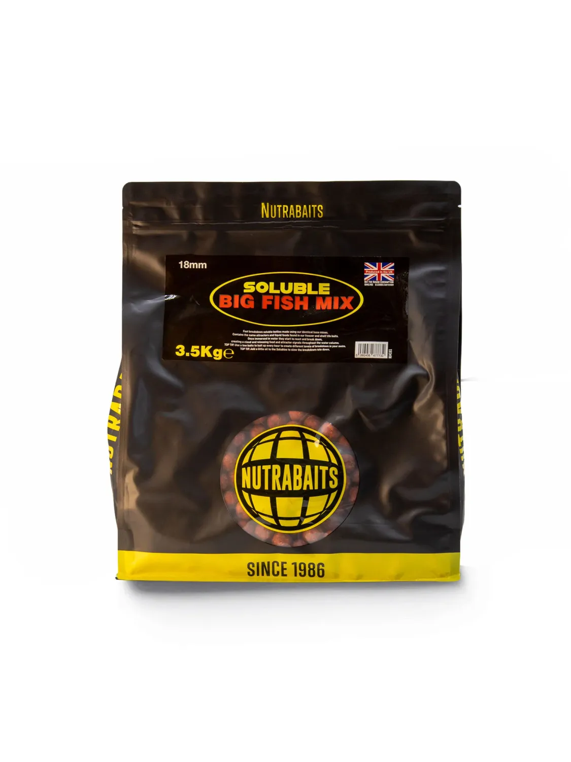 SOLUBLE BOILIES Big Fish Mix Salmon Caviar &amp; Black Pepper 18mm