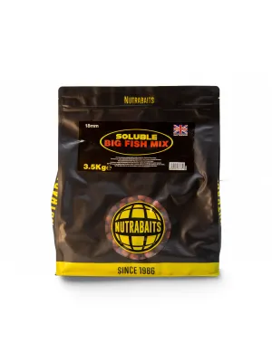 SOLUBLE BOILIES Big Fish Mix Salmon Caviar &amp; Black Pepper 18mm