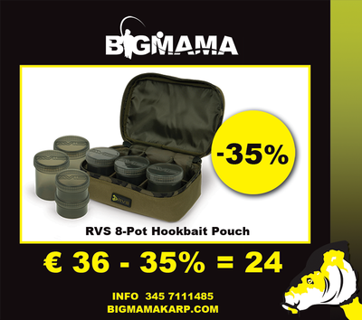 RVS 8-POT HOOKBAIT POUCH