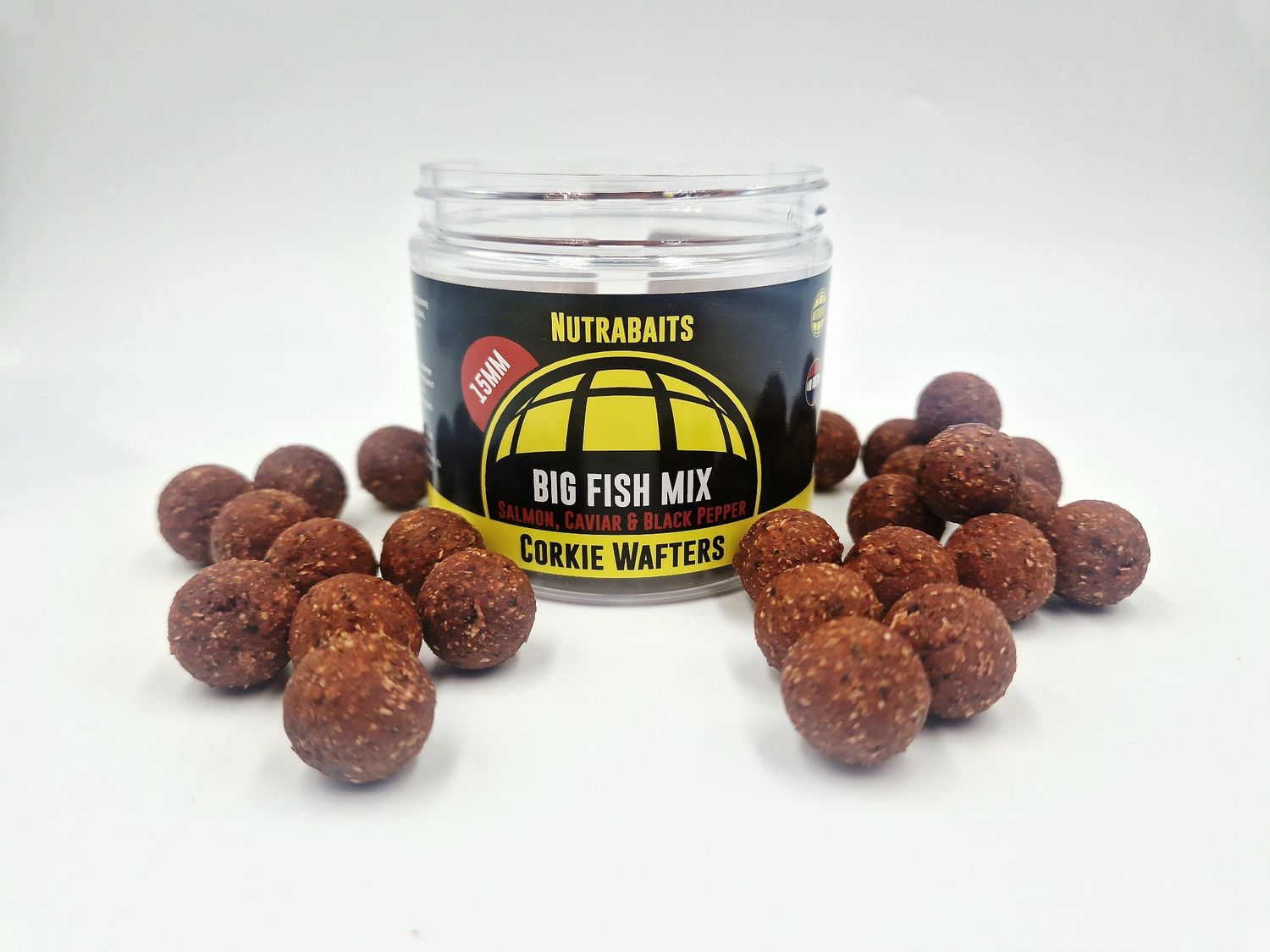 CORKIE WAFTER - Big Fish Mix – Salmon Caviar &amp; Black Pepper