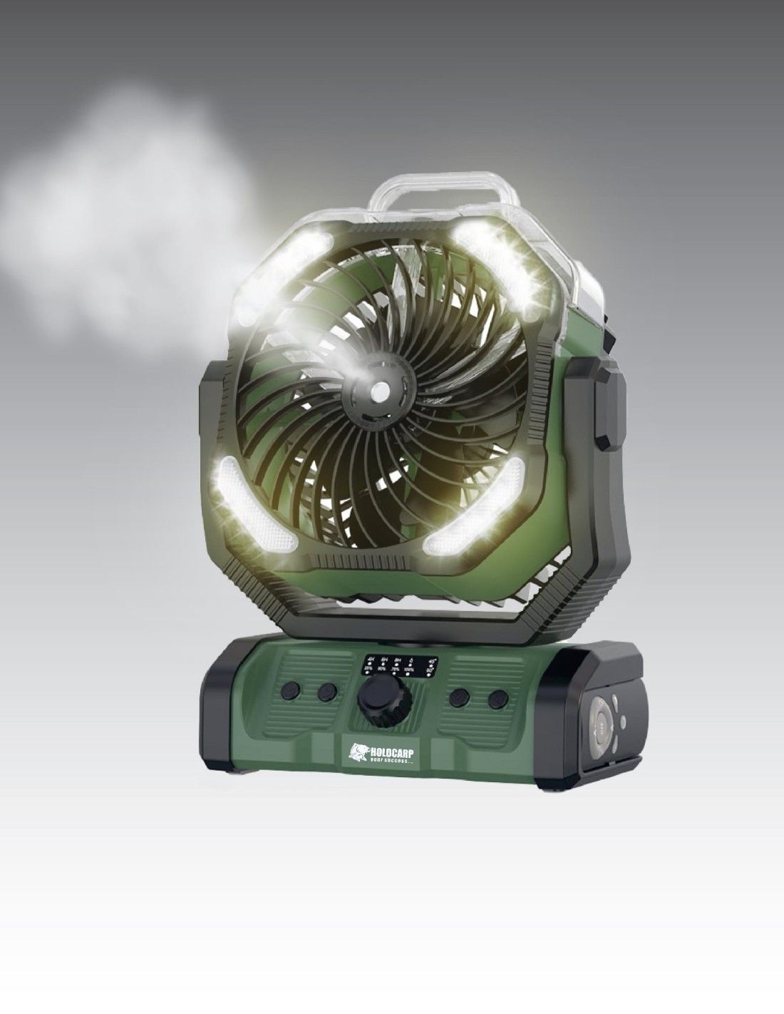 Rechargeable DoubleMotor WaterSpray Fan