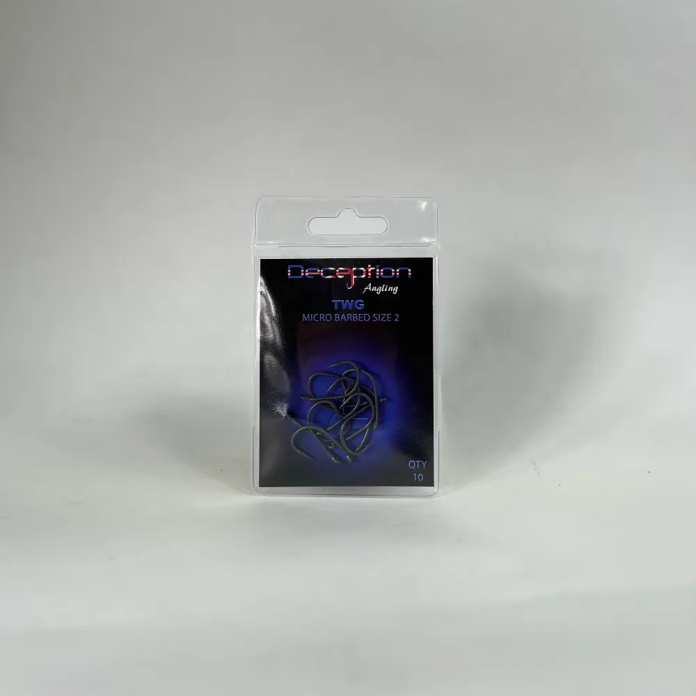TWG (WIDEGAPE WITH INTURNED EYE) Micro Barbed Hook