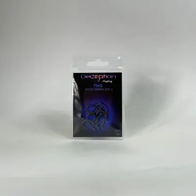 TWG (WIDEGAPE WITH INTURNED EYE) Micro Barbed Hook