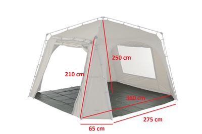 XXL Shelter Base Camp 3.6X3.6 MT