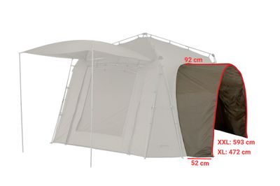 XXL Shelter Base Camp - Bivvy Connection Kit (2 pcs.). 3.6X3.6 MT
