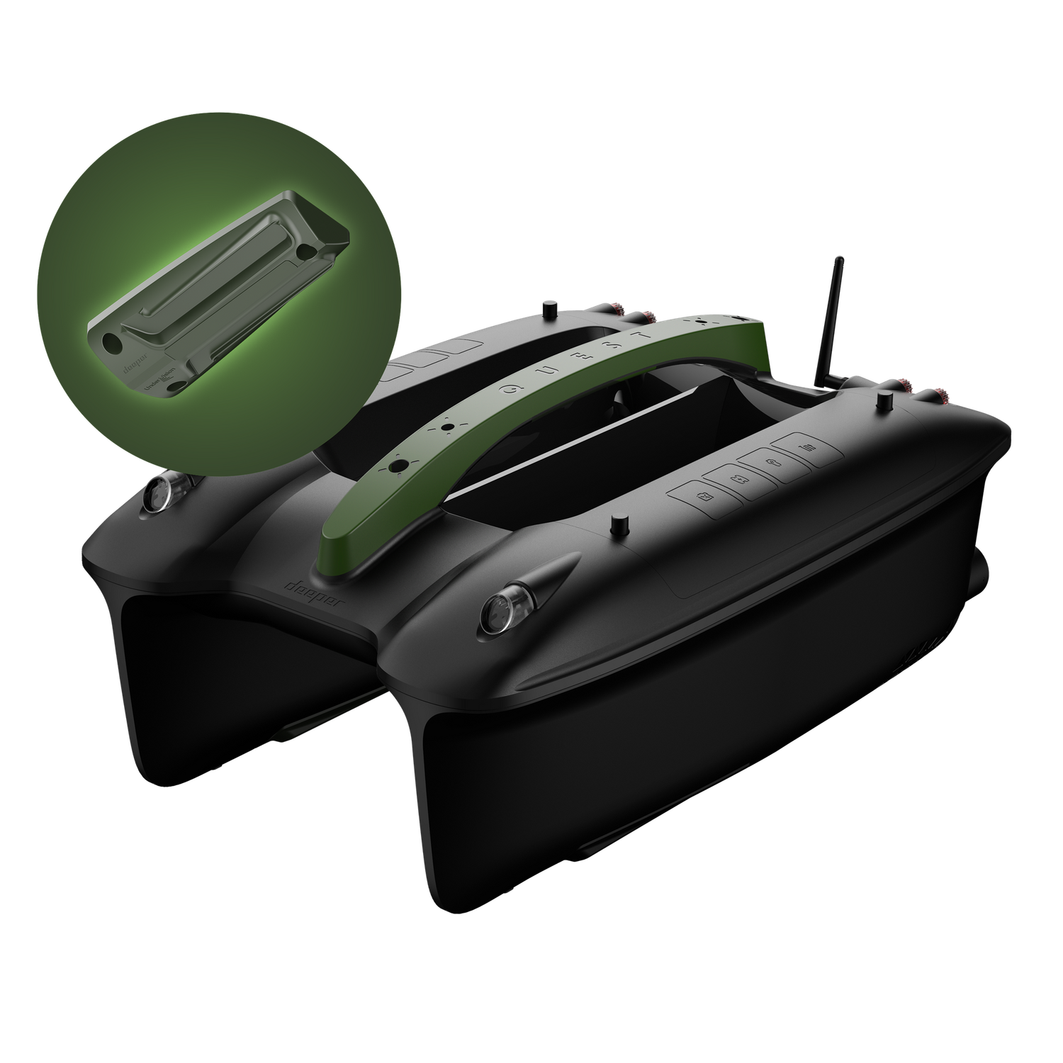 Deeper Quest Bait Boat with Downscan