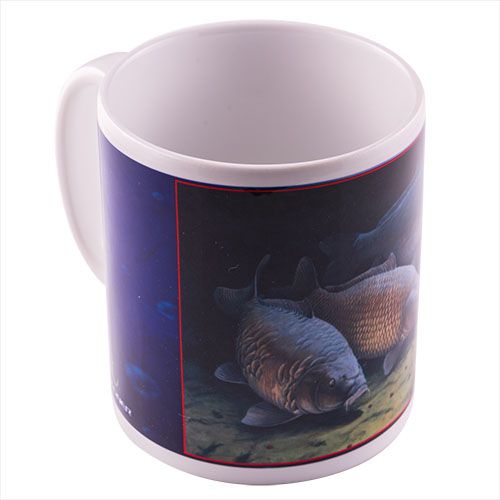 THREE CAUTIOUS CARP MUG