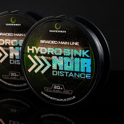 HYDROSINK NOIR DISTANCE BRAID - 20lb 0.28mm