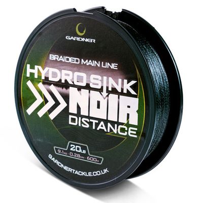 HYDROSINK NOIR DISTANCE BRAID - 20lb 0.28mm HYDROSINK NOIR DISTANCE BRAID - 20lb 0.28mm