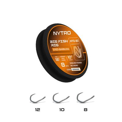 NTO-B3 BARBLESS BIG FISH READY TIED RIGS