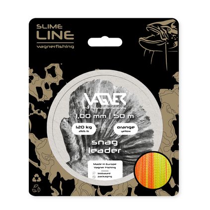 Snag Leader Orange-Yellow (50m) 120 KG - 265 LB