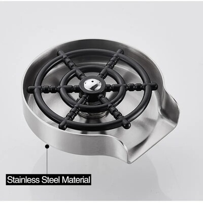 Stainless steel high pressure cup washer faucet glass rinser