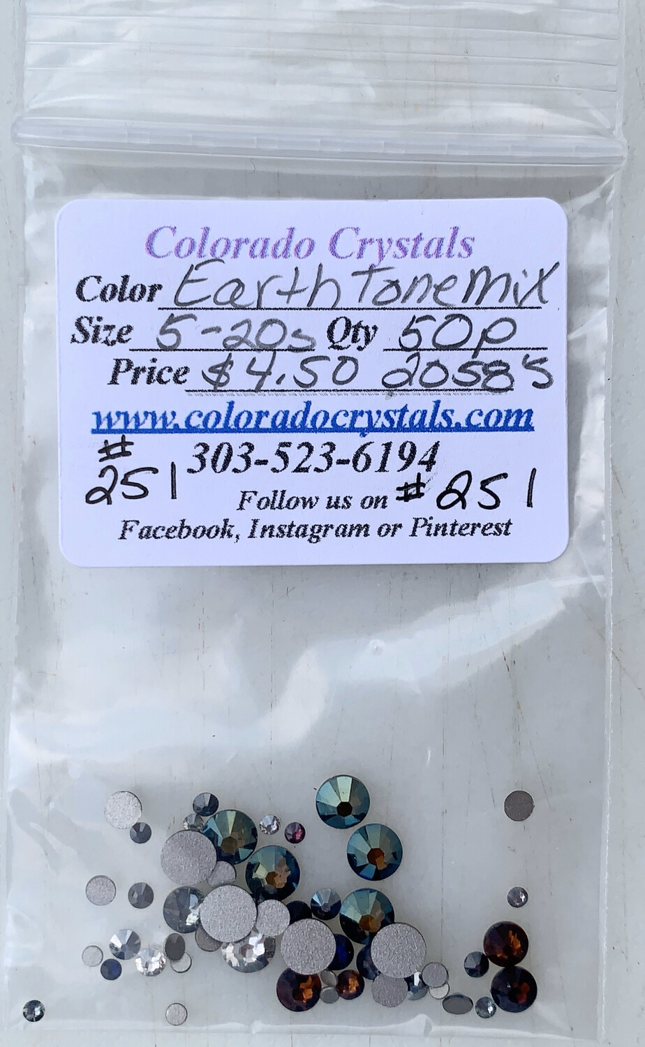 Earth Tone Swarovski Mix 2058 Earth Tone Swarovski Mix 2058