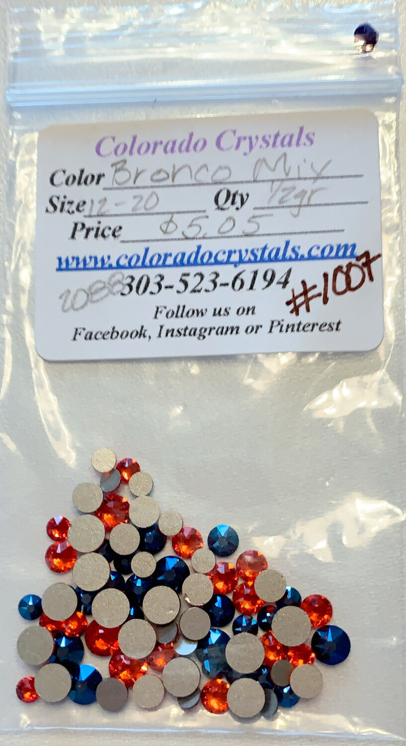 Swarovski Broncos Starter Rhinestone Bag Swarovski Broncos Starter Rhinestone Bag