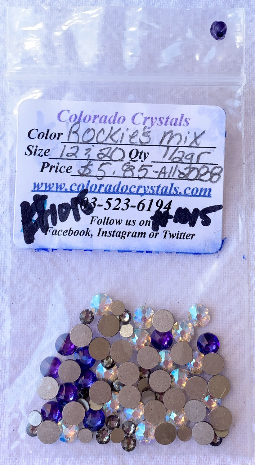 Rockies Swarovski Crystal Mix Rockies Swarovski Crystal Mix