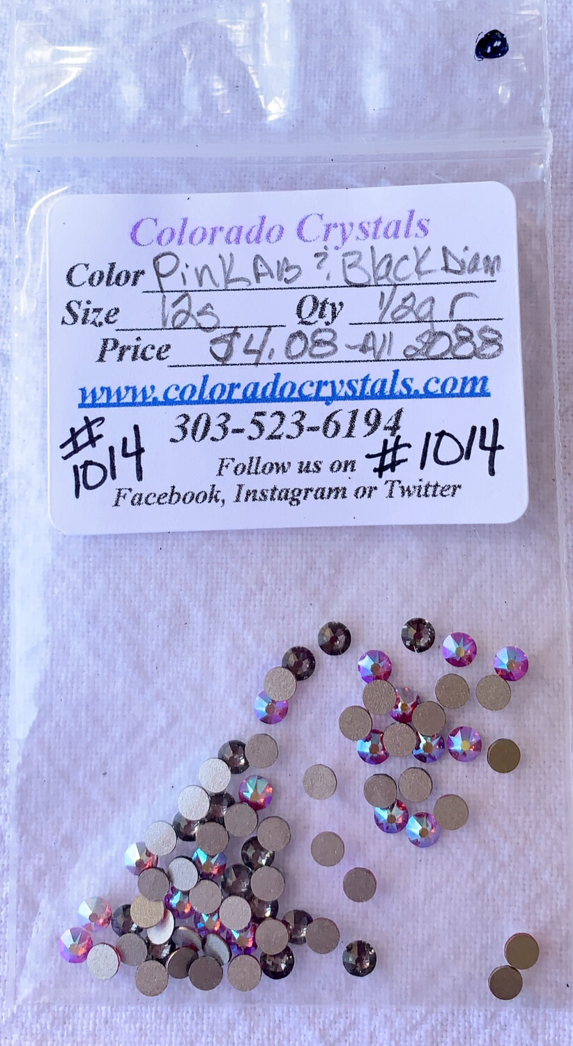 Pink Ab & Black Bling Mix Pink Ab & Black Bling Mix