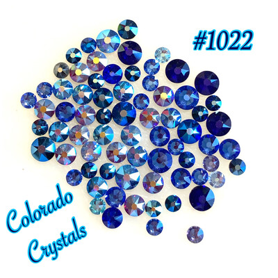 Blue Mix 2088 Swarovski rhinestones Blue Mix 2088 Swarovski rhinestones