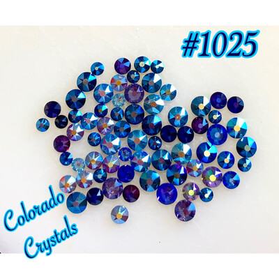 Blue & Purple Mix 2088 Swarovski rhinestones Blue & Purple Mix 2088 Swarovski rhinestones