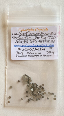 Black Diamond Size Mix - 2058 Swarovski Black Diamond Size Mix - 2058 Swarovski
