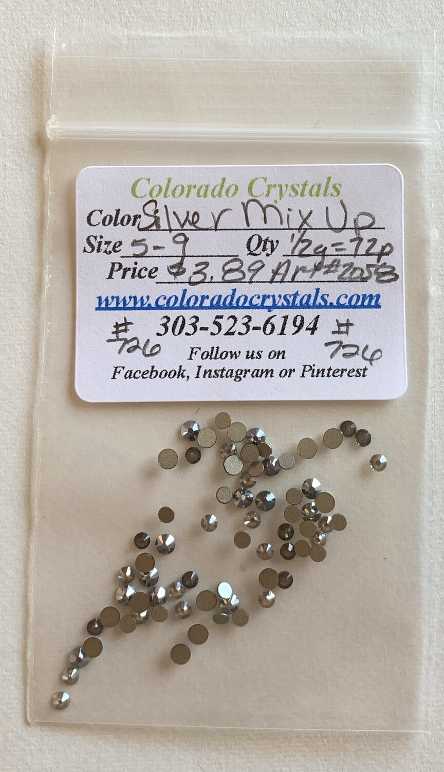 Silver Mix Up - 2058 Swarovski Silver Mix Up - 2058 Swarovski