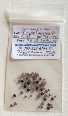 Purple Assortment - 2058 Swarovski Purple Assortment - 2058 Swarovski