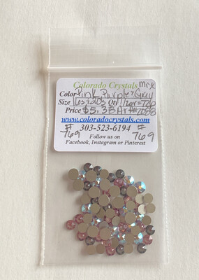 Pink, Purple & Grey Mix - Swarovski 2088 Pink, Purple & Grey Mix - Swarovski 2088