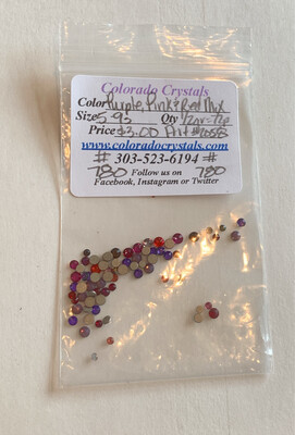 Purple, Pink & Red Mix - 2058 Swarovski Purple, Pink & Red Mix - 2058 Swarovski