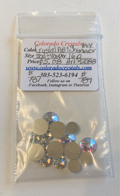 Crystal AB & Shimmer Mix - Swarovski 2088 Crystal AB & Shimmer Mix - Swarovski 2088