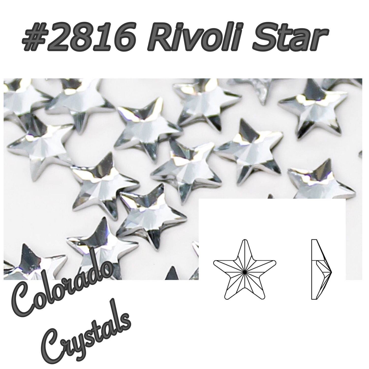 2816 Rivoli Star 5mm Crystal LIMITED 2816 Rivoli Star 5mm Crystal LIMITED