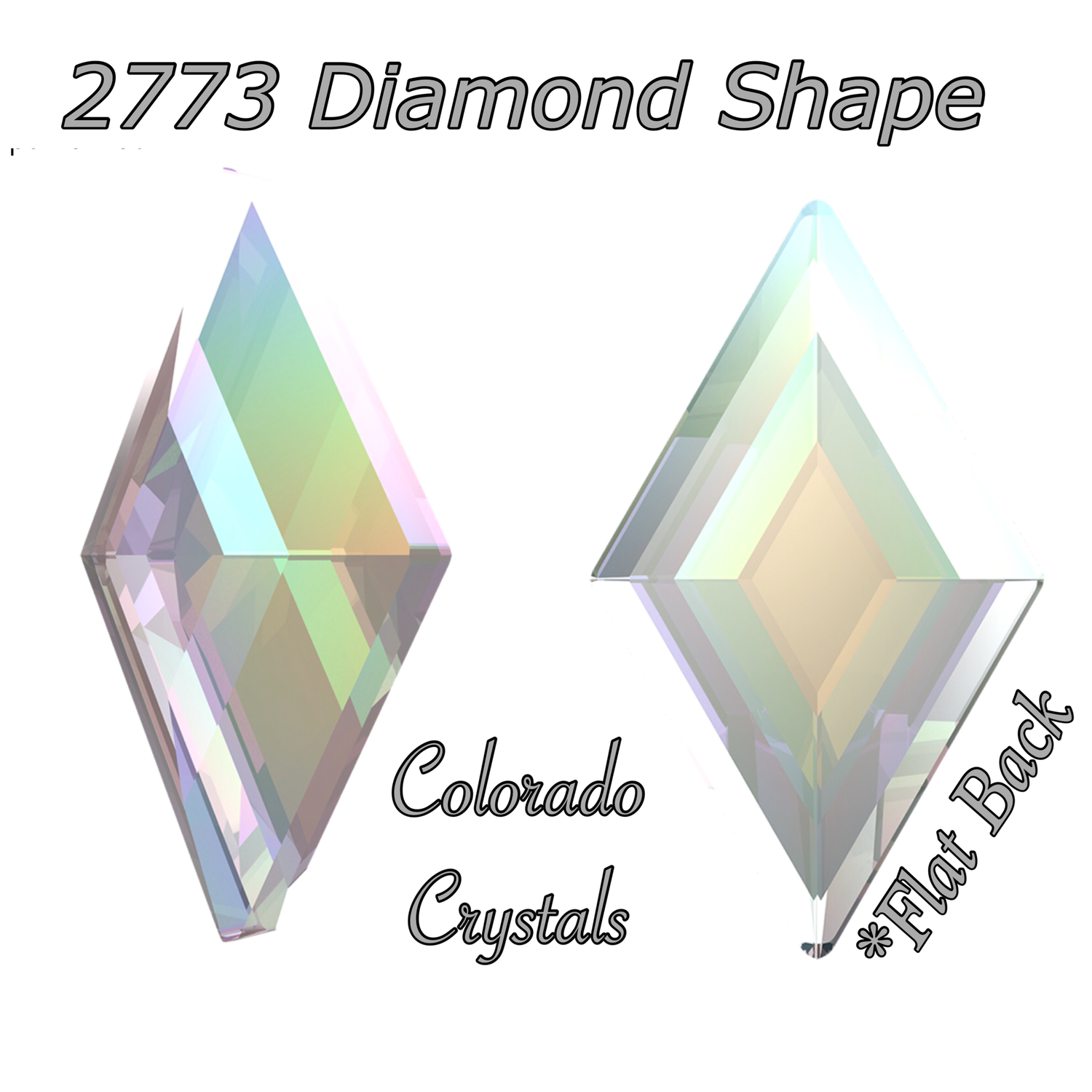 2773 Diamond Shape Crystal AB 5X3mm LIMITED 2773 Diamond Shape Crystal AB 5X3mm LIMITED