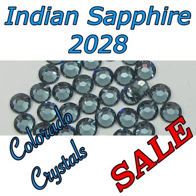 Indian Sapphire Swarovski Clearance Rhinestones 20s Indian Sapphire Swarovski Clearance Rhinestones 20s