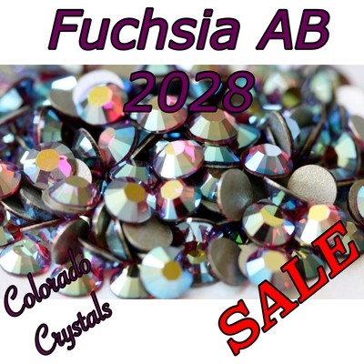 Fuchsia AB Swarovski Clearance Rhinestones 5ss Fuchsia AB Swarovski Clearance Rhinestones 5ss