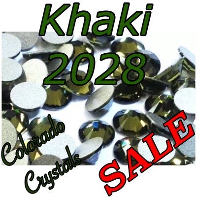Khaki Swarovski Clearance Rhinestones 20ss Khaki Swarovski Clearance Rhinestones 20ss