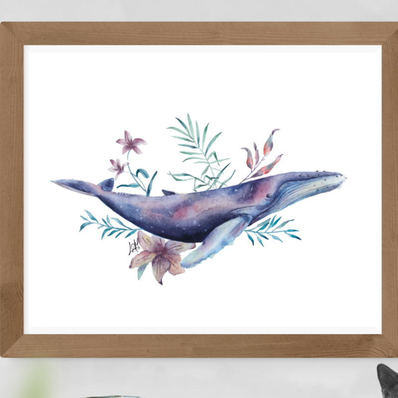 Ballena flores