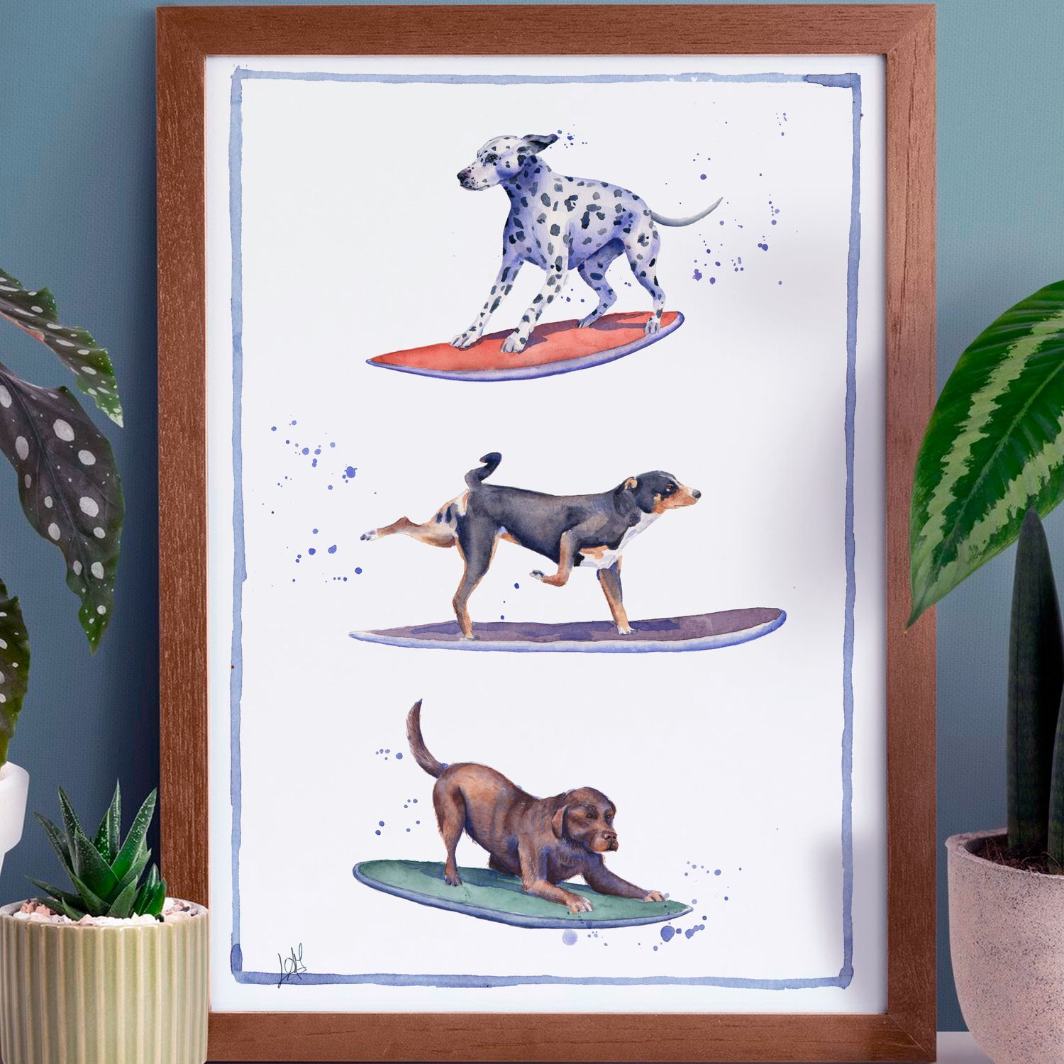 Perritos surfers