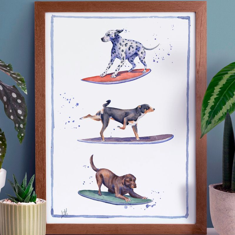 Perritos surfers