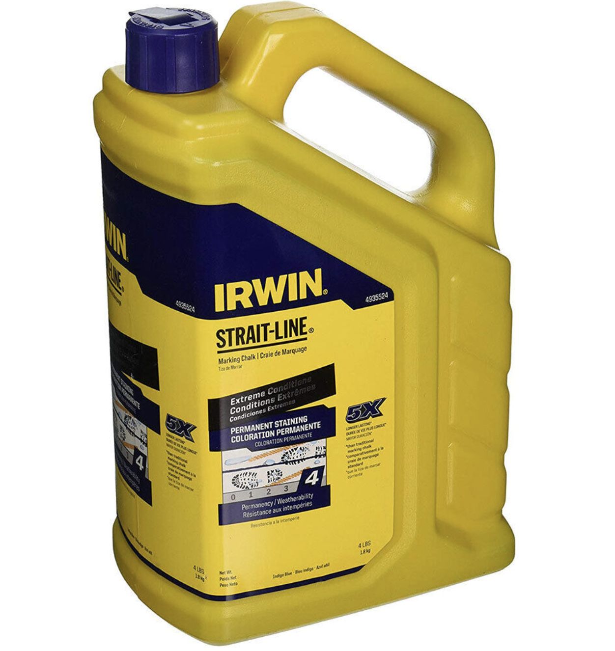 4lb. Irwin Indigo Blue Permanent Chalk