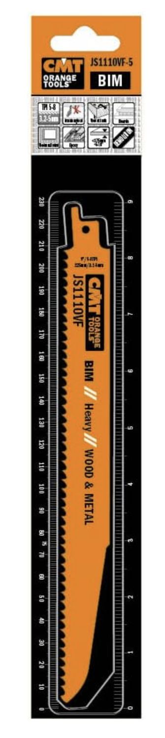 9&quot; CMT Nail Embeded Recip Blade - 5/Pack