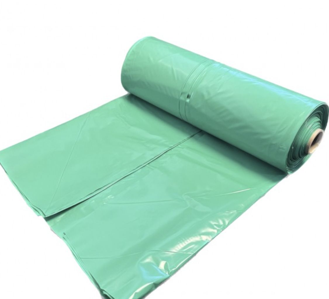 14&#39; x 140&#39; Green Vapor Barrier - 15MIL
