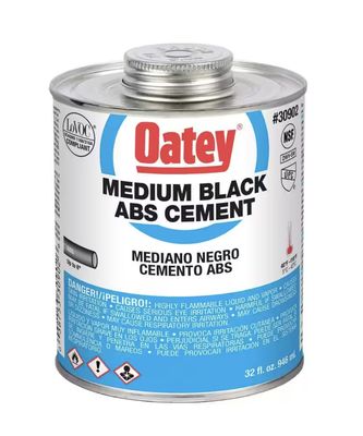 1 Quart (32 fl oz) Oatey Medium Black ABS Cement