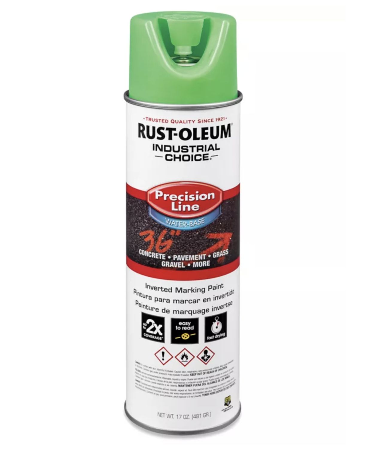 Green Spray Paint - Water Base - Singular