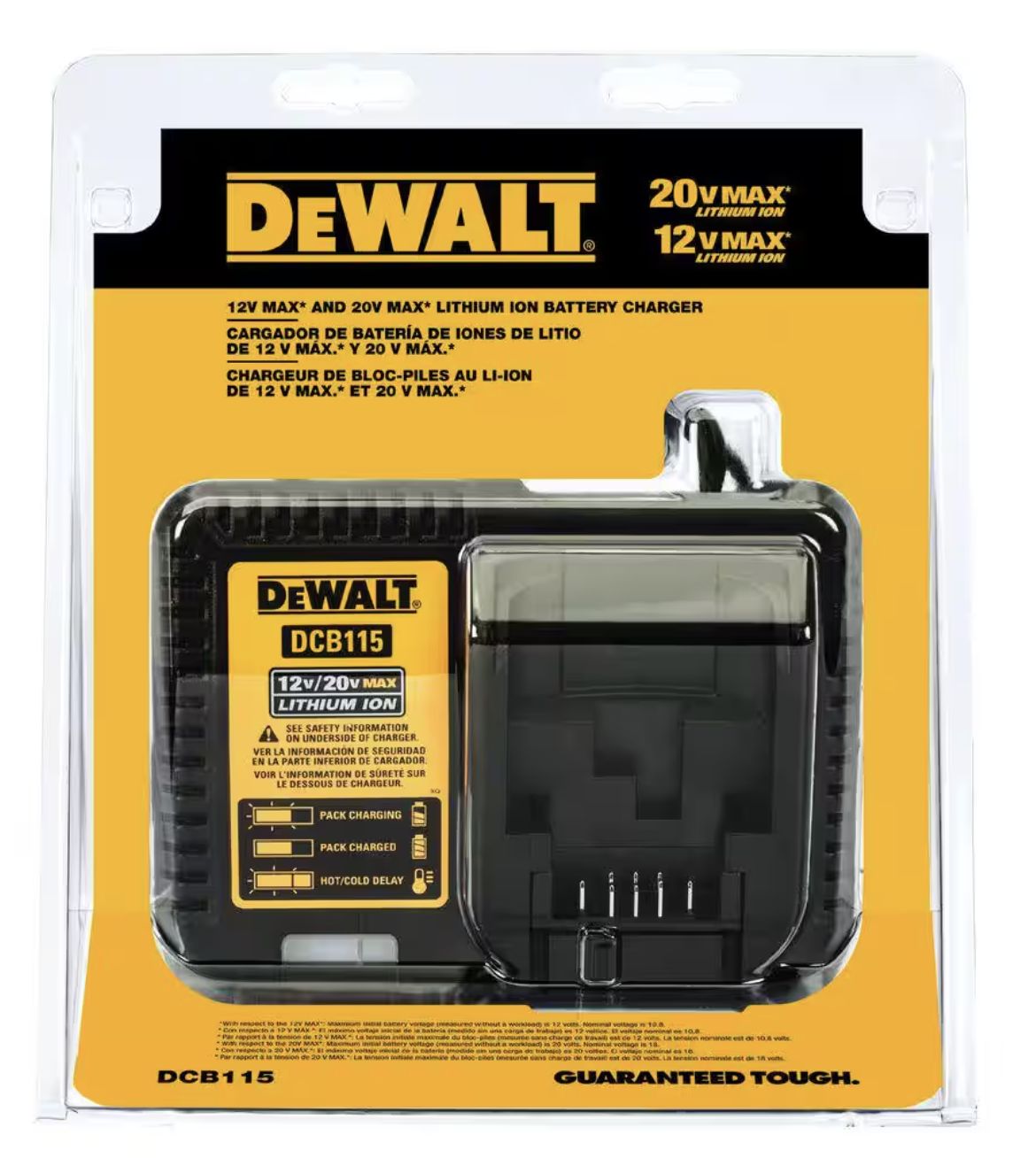 Dewalt 12v / 20v Max Charger / DCB115