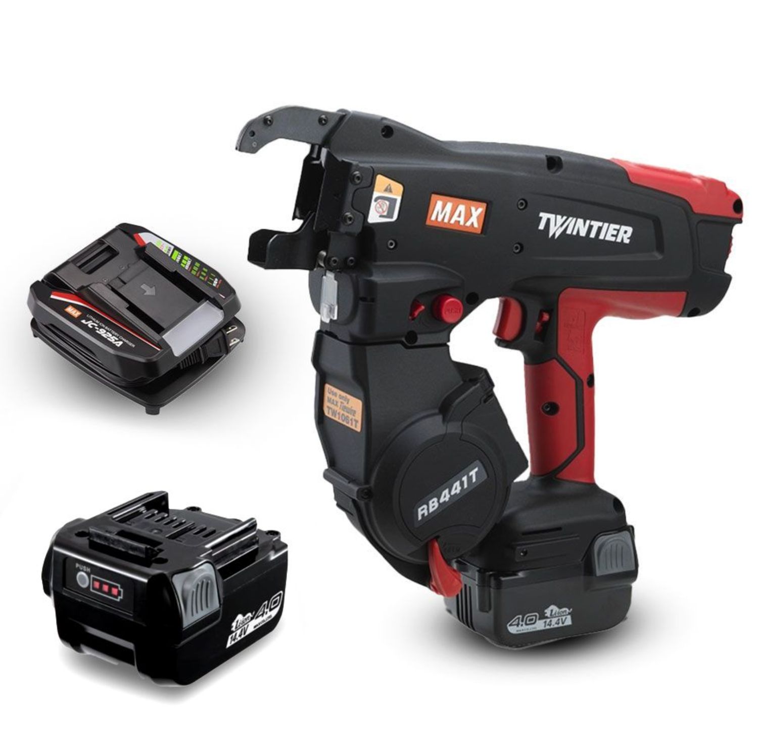 MAX TwinTier Cordless Rebar Tying Tool Kit / RB441T