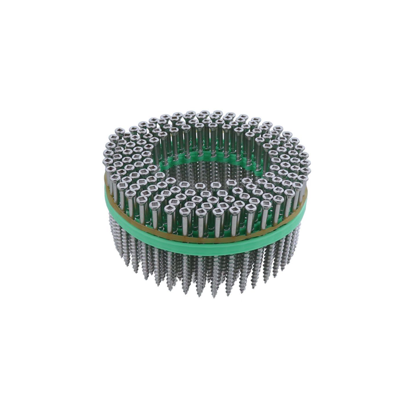 8&quot; x 2-1/2&quot; Coil Wood Screws