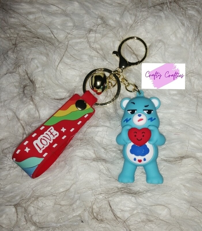 Care Bears Keyring (Grumpy)