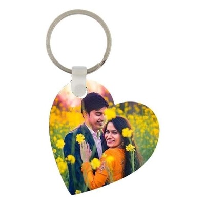 Photo Heart Keyring
