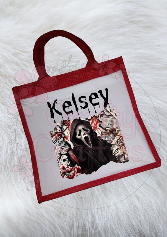 Red Jute Bag